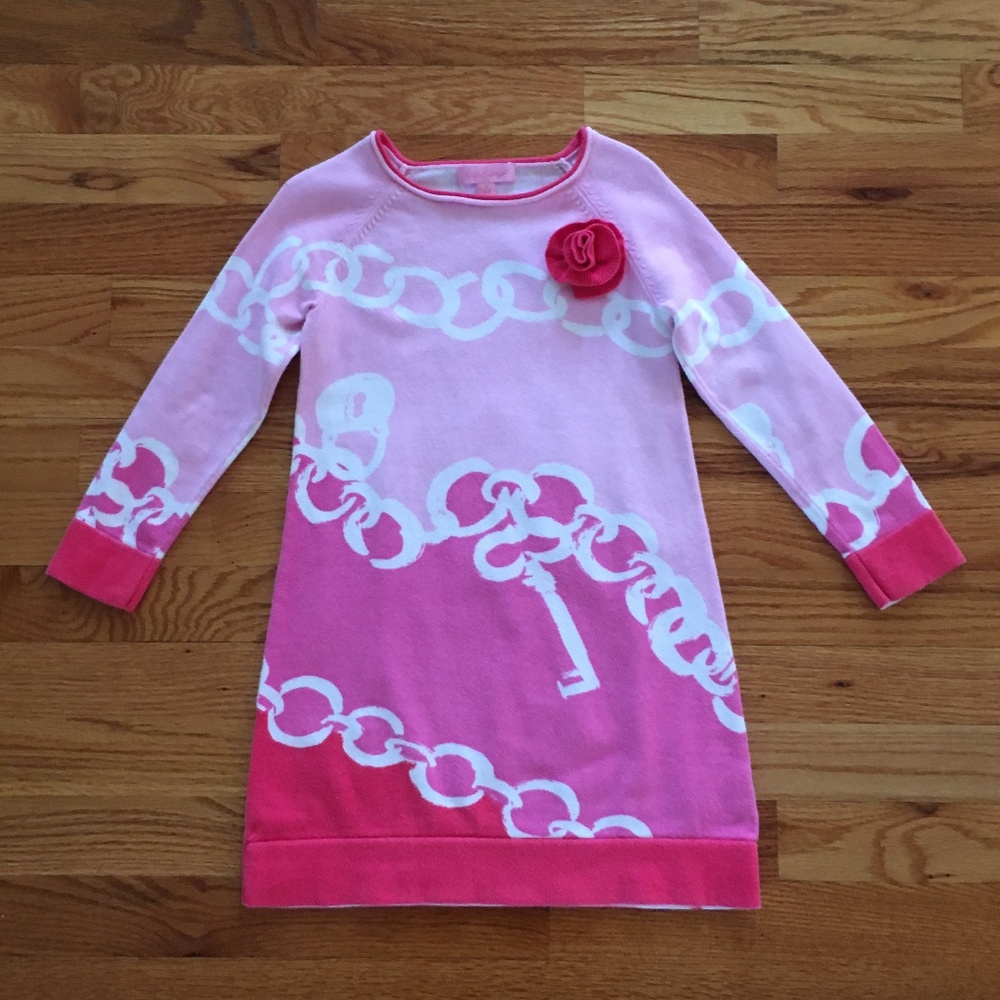Pink Lily Pulitzer Dress, Small (ages 4-5)